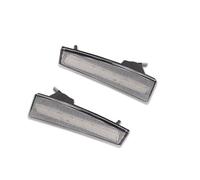 Clignotant Latéral Pour Jeep Pour Liberty 2008-2012 LED Voiture Pare-chocs Avant Feux De Position Latéraux Clignotants Feu Position(Clear Lens Amber)