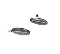 Clignotant Latéral Pour Nissan Pour Almera Pour Tino Pour MPV Pour V10 2000-2006 Clignotant LED Séquentiel Feu Position Latéral Clignotants latéraux Dynamiques(Clear)