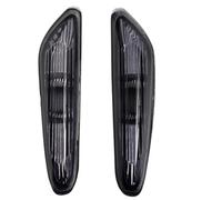 Clignotant LatéRal RéTroviseur Compatible Avec BMW Pour E46 E60 E61 E83 Feux De Position Latéraux De Voiture Clignotants Feux Indicateurs Lampe Clignotante(Noir)