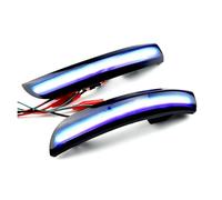 Clignotant Latéral Rétroviseur Pour Ford Pour Escape Pour Kuga II Pour EcoSport 2013-2019 Accessoires De Voiture Rétroviseur Latéral À LED Dynamique Clignotant Indicateur(Blue and Yellow)