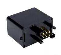 Clignotant LED à 7 broches pour relais de moto compatible avec clignotants LED, plage de charge de 0,1 à 100 W, boîtier ABS noir