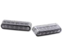 Clignotant LED embout de guidon HIGHSIDER smart Shorty homologué - verre fumé