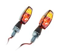 Clignotant LED HIGHSIDER BLAZE Universel Clair Avec Feu Arrière Et Feu De Frein
