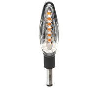 Clignotant LED Koso Sonic avec feu avant noir mat avec homologation