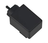 Clignotant LED modifiable à 3 broches pour relais pour clignotants de moto - Module clignotant électronique 12 V compatible avec les lumières LED 70-90 Bpm ABS boîtier noir