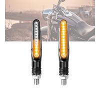 Clignotant LED Moto 12V Indicateurs Tournant Mode Flowing 12 LED, Scooter Quad Cruiser Off Road - 2 Pièces