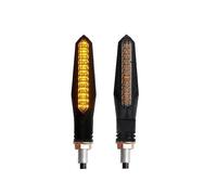 Clignotant LED universel pour moto, flèche fluide, lampe ambre, signaux clignotants, feu de freinage