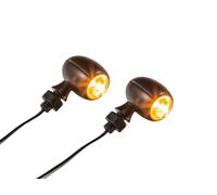 Clignotant Mini SMD Universel Teinté M6 Homologué E Pour Moto, Scooter, Quad