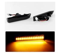 Clignotant Miroir Porte 2x Pour BMW Série 3 E36 Pour M3 1997-1999 X5 E53 2000-2006 Indicateur Marqueur Latéral Dynamique Ambré Lampe De Répétition(No Dynamic)
