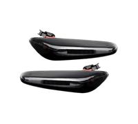 Clignotant Miroir Porte Lot 2 Clignotants Latéraux LED Rétroviseurs Sans Erreur Ambre, Pour BMW E90 E91 E92 E93 E60 E87 E82 E61 E46(Style 2)