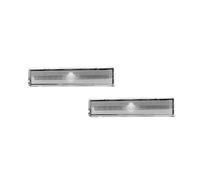 Clignotant Miroir Porte Pour Ford Pour BRONCO F-100 Pour F-250 F-350 1980-1986 Kit Coques Protection Pour Feux Position Latéraux Avant Voiture rétroviseur Clignotants(Clear)