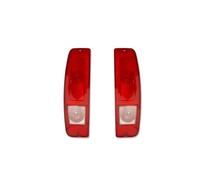 Clignotant Miroir Porte Pour Ford Pour Bronco Styleside F100/250/350 TRUCK & Econoline E100/200/300 Coques protection feu arrière voiture sans ampoule/douille rétroviseur Clignotants(Rouge)