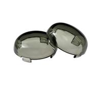Clignotant Moto Cache de lentille de Clignotant, Cache de lentille d'indicateur de fumée pour Touring pour Road King pour Dyna pour Softail pour Sportster 883 1200