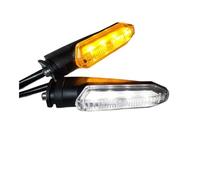Clignotant Moto Clignotant de moto à flux fluide, feu de circulation diurne bicolore pour modification de clignotant 12 V