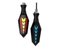 Clignotant Moto Clignotant Double Face Pour Moto, Relais Intégré, Clignotant Universel M10