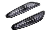 Clignotant Moto Étanche,Indicateur de Direction Mo Clignotant Étanche, Feu De Position Latéral De Voiture, Clignotant, Adapté À L'utilisation for Les Séries 3 E46 E60 E61 E83(Grey)