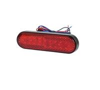 Clignotant Moto Feu Arrière De Moto, Clignotant, Réflecteur Rectangulaire, Feux D'arrêt Latéraux Pour Camion, 12 V