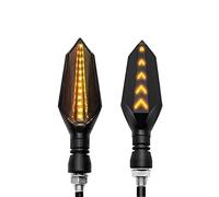 Clignotant Moto Indicateurs de signal virage universel moto(1 pair yellow-yellow)