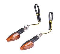 Clignotant Moto Lot de 2 Clignotants LED universels pour Moto, 14 LED, 12 V, 2 W, Courts, Accessoires pour Lampe de Moto
