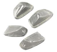 Clignotant Moto pour ZZR 400 600 ZZR400 EX400 pour Ninja ZX6 1990-1992 Couvercle De Clignotant Avant Accessoires De Moto Indicateurs De Virage(Front Rear Clear 1)