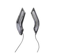 Clignotant Moto Rétroviseurs de Moto Clignotants, Feux Clignotants universels à LED pour rétroviseur de Moto