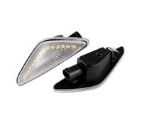 Clignotant pour Série 3 E46 316Ci 318Ci 320Cd 320Ci 323Ci 2 Pièces LED Rétroviseurs Latéraux Clignotants Dynamiques Clignotants Séquentiels Clignotant Latéral(No Dynamic Crystal)