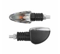 Clignotant Replay UNIVERSEL FLECHE A AMPOULE BA9S BASE ABS TRANSPARENT - L 79mm - H 28mm 41mm PAIRE