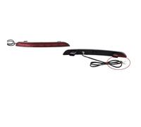 Clignotant Rétroviseur 1 Paire Réflecteurs Pour Civic 2021 2022 2023 Brouillard Arrière LED Pare-chocs Voiture Feux Freinage Clignotants Dynamiques Indicateur Direction(Connect cable Red)