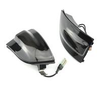 Clignotant rétroviseur 2 pièces LED aile latérale rétroviseur indicateur clignotant répéteur dynamique pour Ford pour Focus MK2 2004-2008 cache clignotant