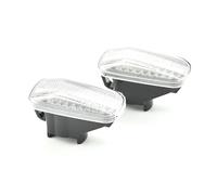 Clignotant rétroviseur 34301-S5A-013 2x feu de position latéral dynamique clignotant pour Accord pour Civic pour ville pour CR-V lampe répéteur LED coulant lumière dynamique(Crystal white)