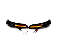 Clignotant Rétroviseur Clignotant Dynamique À LED pour Opel pour Corsa F 2019-2021 Éclairage De Rétroviseur Séquentiel Clignotant Transparent(L+r)