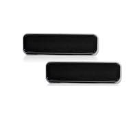 Clignotant Rétroviseur For Dodge For Charger For Challenger For Ramcharger For Aspen For Dart Car Front Side Marker Indicator Lights(Smoked Lens White)