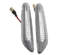 Clignotant Rétroviseur Gauche Pour BMW E60 E61 E90 E91 E92 E93 E81 E82 E88 E46 X3 X1 LED Clignotants Dynamiques Marqueurs Latéraux Rétroviseur Indicateur(Crystal A)
