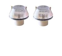 Clignotant Rétroviseur Lot 2 Feux Latéraux E12 Pour Camion Pour MAN Pour TGA Pour TGX TGS 81253206115 81253206117 Clignotants Latéraux Remorque Voyant Rétroviseur(2pcs white lights)