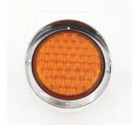 Clignotant Rétroviseur Lot De 2 Feux Arrière De Remorque À LED 12 V 24 V Pour Camion Camping-car Caravane Camion Arrière Freinage, Clignotant Recul Voyant Rétroviseur(Amber)