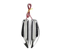 Clignotant Rétroviseur Lot De 2 Feux Latéraux LED pour Voiture Feux De Position Clignotants DC 12 V(White)