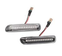Clignotant Rétroviseur Pour BMW E46 Coupé Compact Cabriolet Touring Berline 1 Paire De Clignotants Latéraux Dynamiques À LED Indicateur Direction(Crystal white)