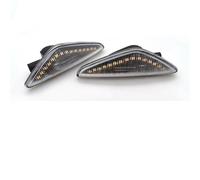 Clignotant Rétroviseur Pour BMW X3 F25 X5 E70 X6 E71 E72 Série 3 2 Pièces LED Rétroviseur Latéral Clignotants Dynamiques Clignotants Séquentiels Indicateur Direction(NO Dynamic Crystal)