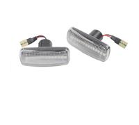 Clignotant Rétroviseur pour Chrysler 200 300 Sebring Town for Country 2 Pièces Feux De Position Latéraux À LED Dynamiques Fumés(Dynamic Crystal)