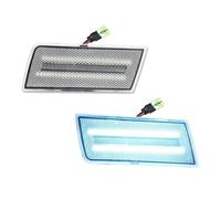 Clignotant Rétroviseur Pour Chrysler Pour 300 Pour 300C 2005-2010 Ensemble De Clignotants Et De Feux De Position Latéraux Pour Pare-chocs Avant(Clear Lens ice Blue)