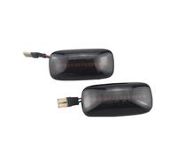 Clignotant Rétroviseur pour Maxima Almera pour Pulsar N15 Cefiro A32 1995-2000 2 Pièces Feux De Position Latéraux Dynamiques Répétiteurs Clignotants Lampe(Dynamic Black Type)