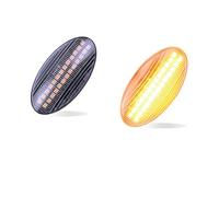 Clignotant Rétroviseur pour Opel pour Vauxhall pour Agila 2008-2025 Mk2 2 Pièces Feux De Position Latéraux À LED Dynamiques Clignotants Indicateurs Feux De Voiture(Dynamic Crystal)