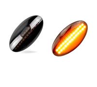 Clignotant Rétroviseur Pour Suzuki Pour Swift Jimmy Pour Vitara SX4 2 Pièces LED Dynamiques Feux De Position Latéraux Clignotants Indicateurs Feux De Voiture Feux De Position Latéraux(Dynamic Smoked)