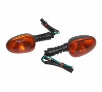 Clignotant scoot adaptable malaguti 50 f10 2003+ ar orange-noir (paire)