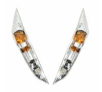 Clignotant scoot adaptable piaggio 50 zip 2000+ av transparent a ampoule (paire) -replay- **