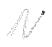 Clignotant strass chaîne épingle à cheveux tressé coiffe épingle à cheveux haute tempérament sale tressé bandeau