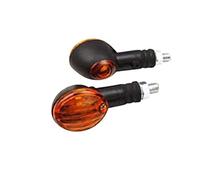 CLIGNOTANT TUN'R OVAL MICRO F.COURTE NOIR/ORANGE A AMPOULE -HOMOLOGUE CE- (12V 21W) (PR)