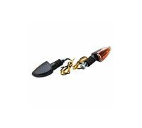 Clignotant universel replay arrow orange transparent-carbone avec temoin base courte Transparent/carbone n/a G
