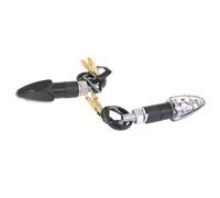 Clignotant universel replay micro fleche transparent-noir 8 leds oranges (l 55mm - h 20mm - l 23mm) -homologue ce- (paire) n/a G