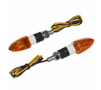 Clignotant universel replay micro fleche a ampoule orange-blanc (l 54mm - h 20mm